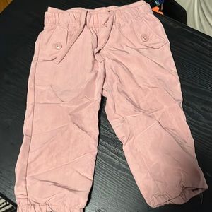 Satin cargo casual pants